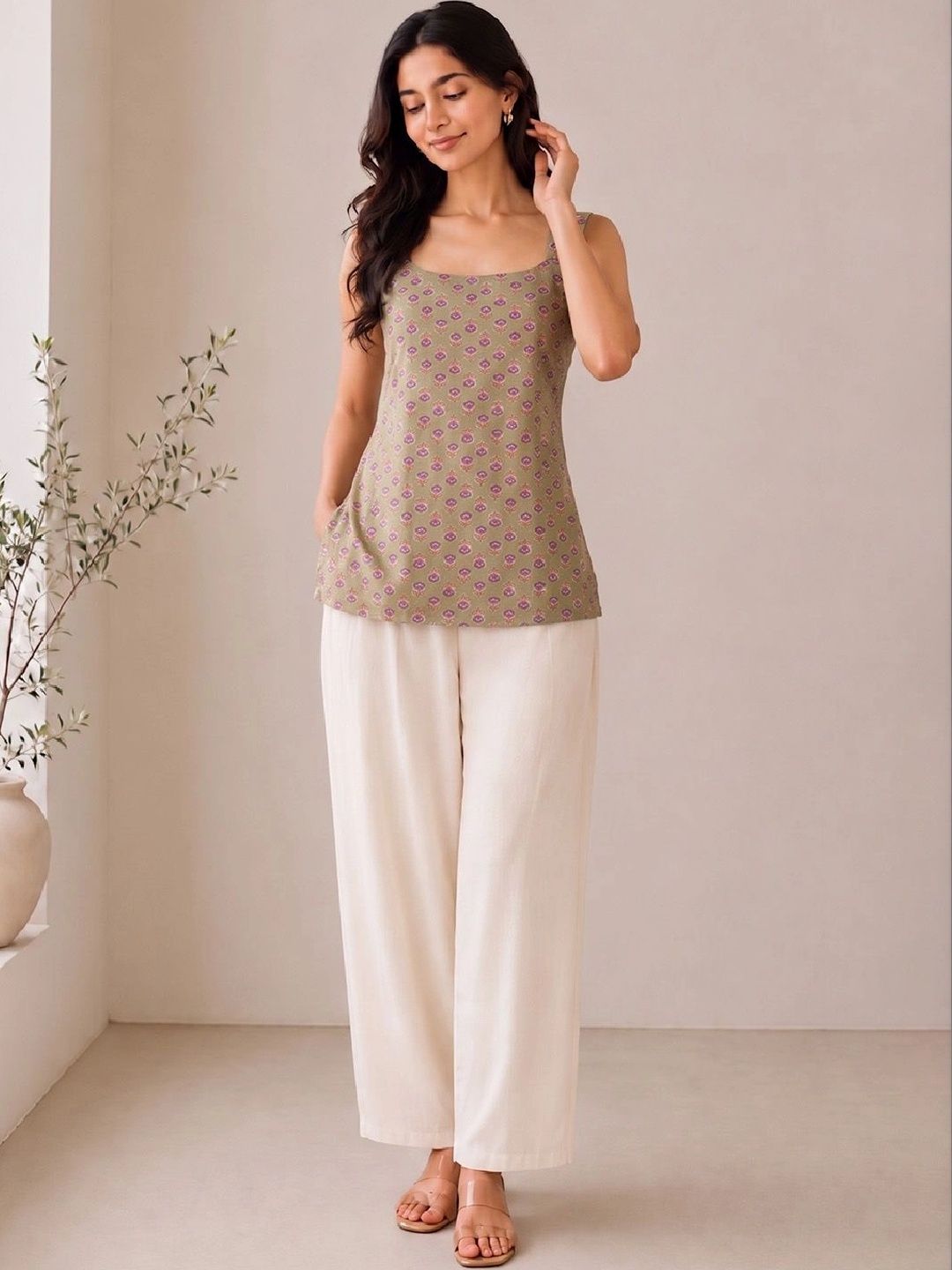 KALINI Floral Print Top-picture-27