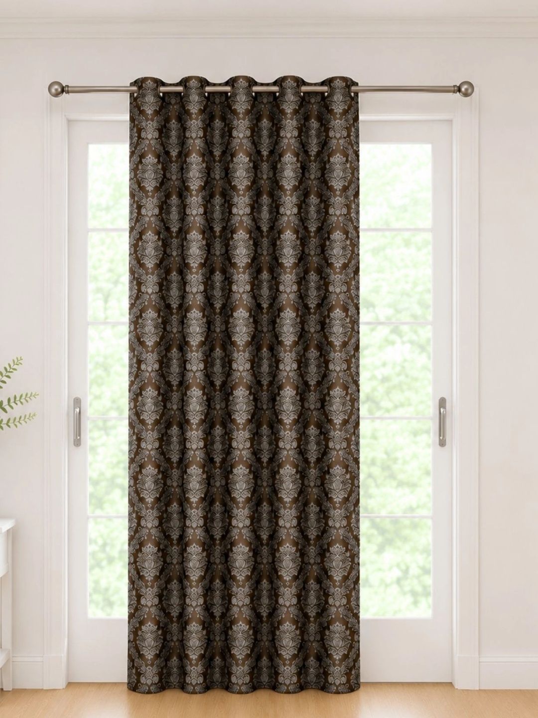 Homeful Style Brown Long Door Curtain-picture-20