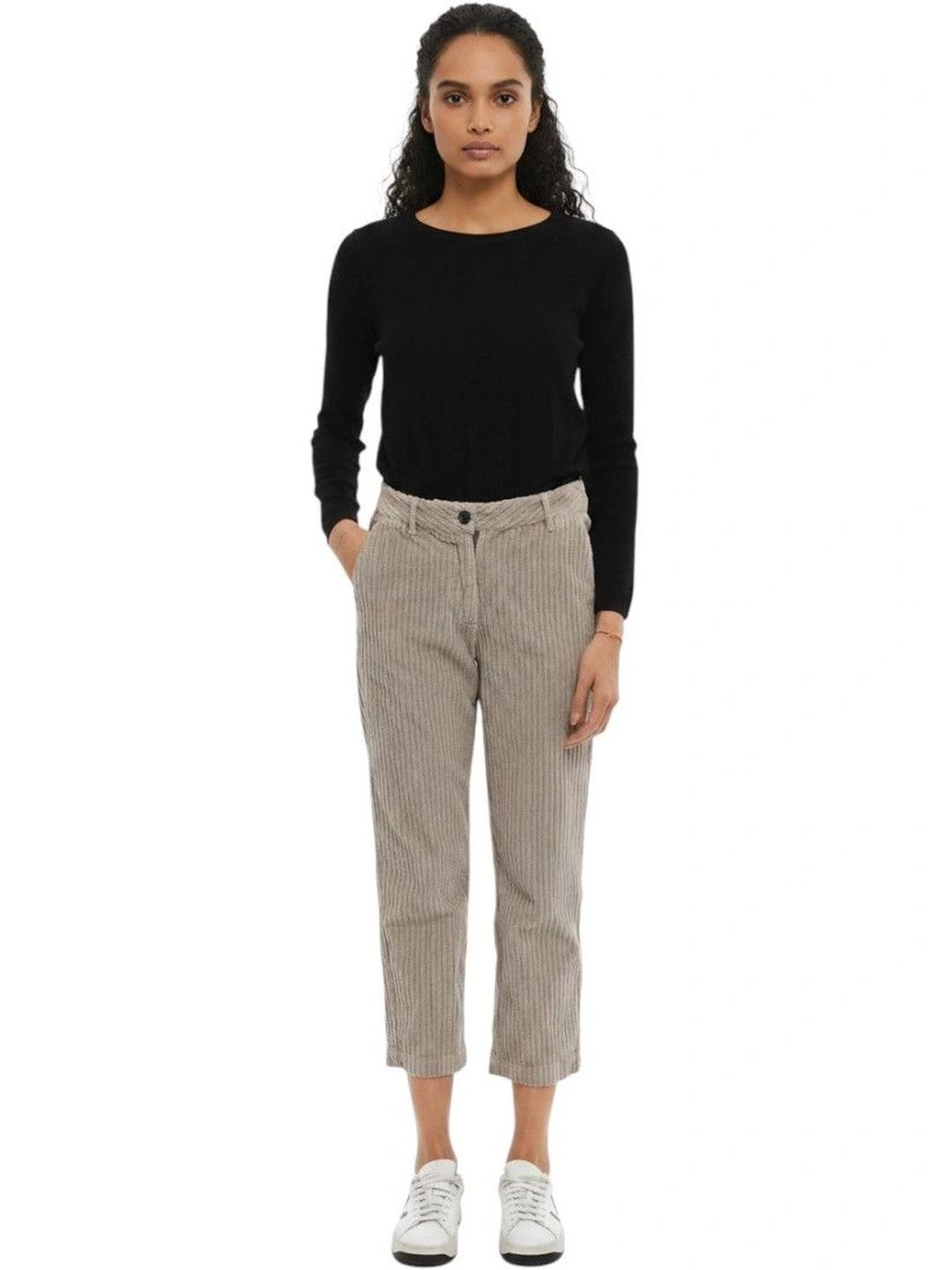 Woolrich Women Striped Straight Fit Trousers-picture-25