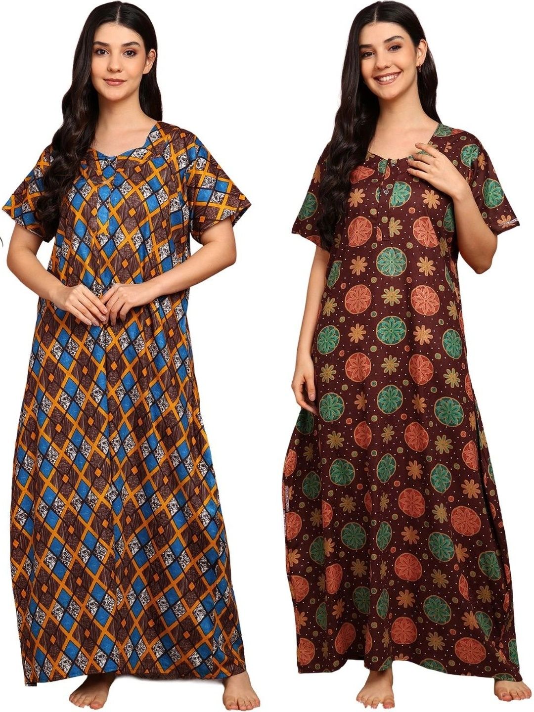 YUKATA Printed Maxi Nightdress-picture-36