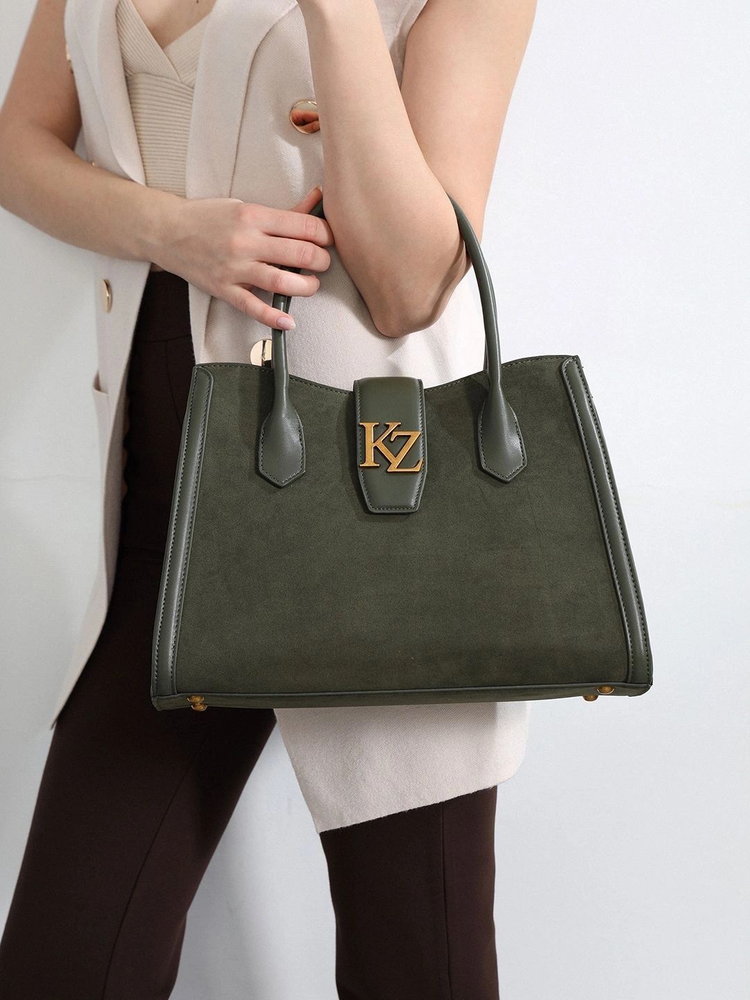 Kazo Textured Structured Handheld Bag-picture-25