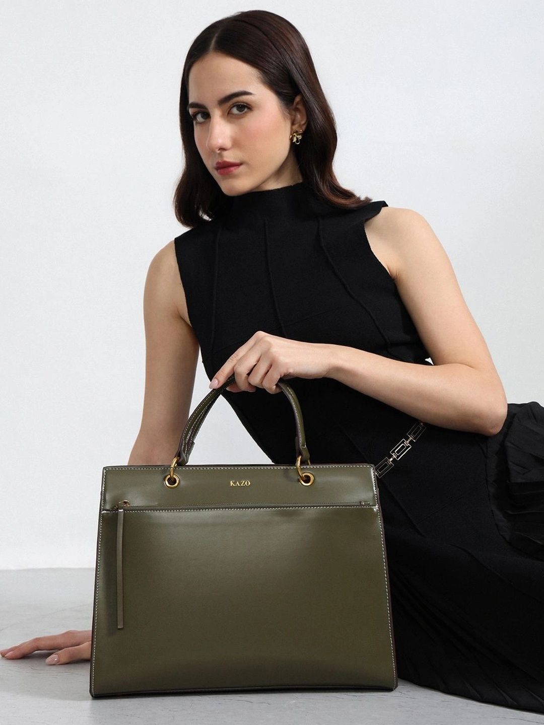 Kazo Oversized Structured Handheld Bag-image-48