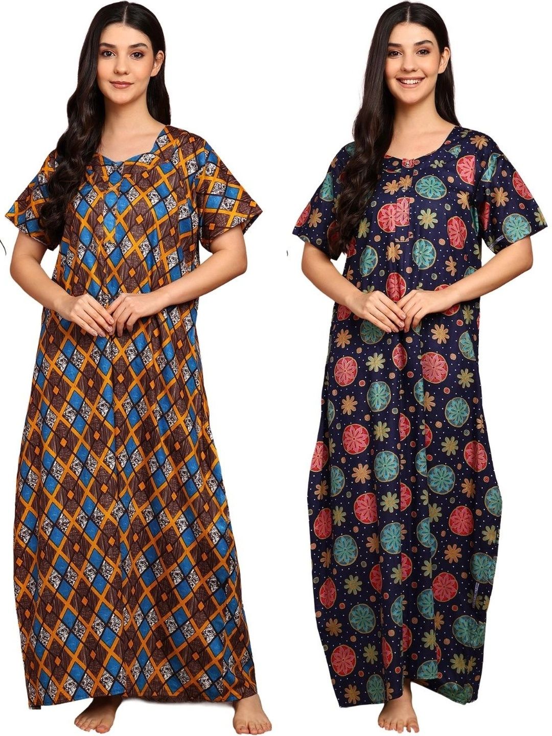 YUKATA Printed Maxi Nightdress-picture-3