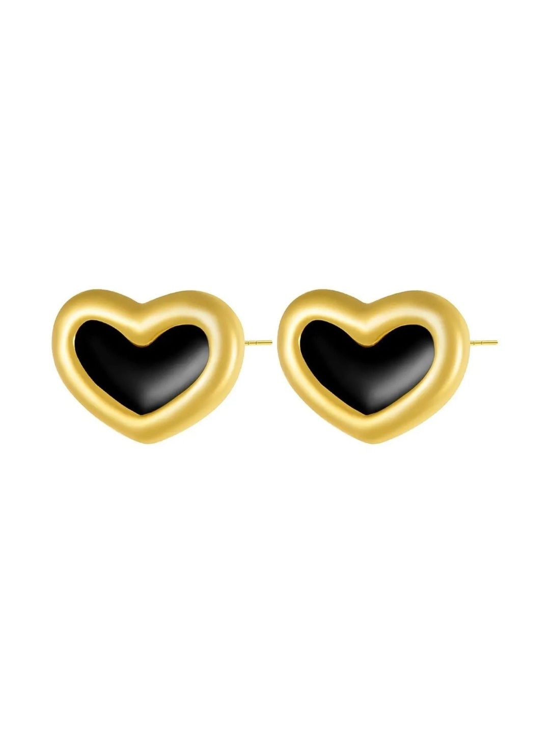 GARV GLEAM Heart Shaped Studs Earrings-picture-18