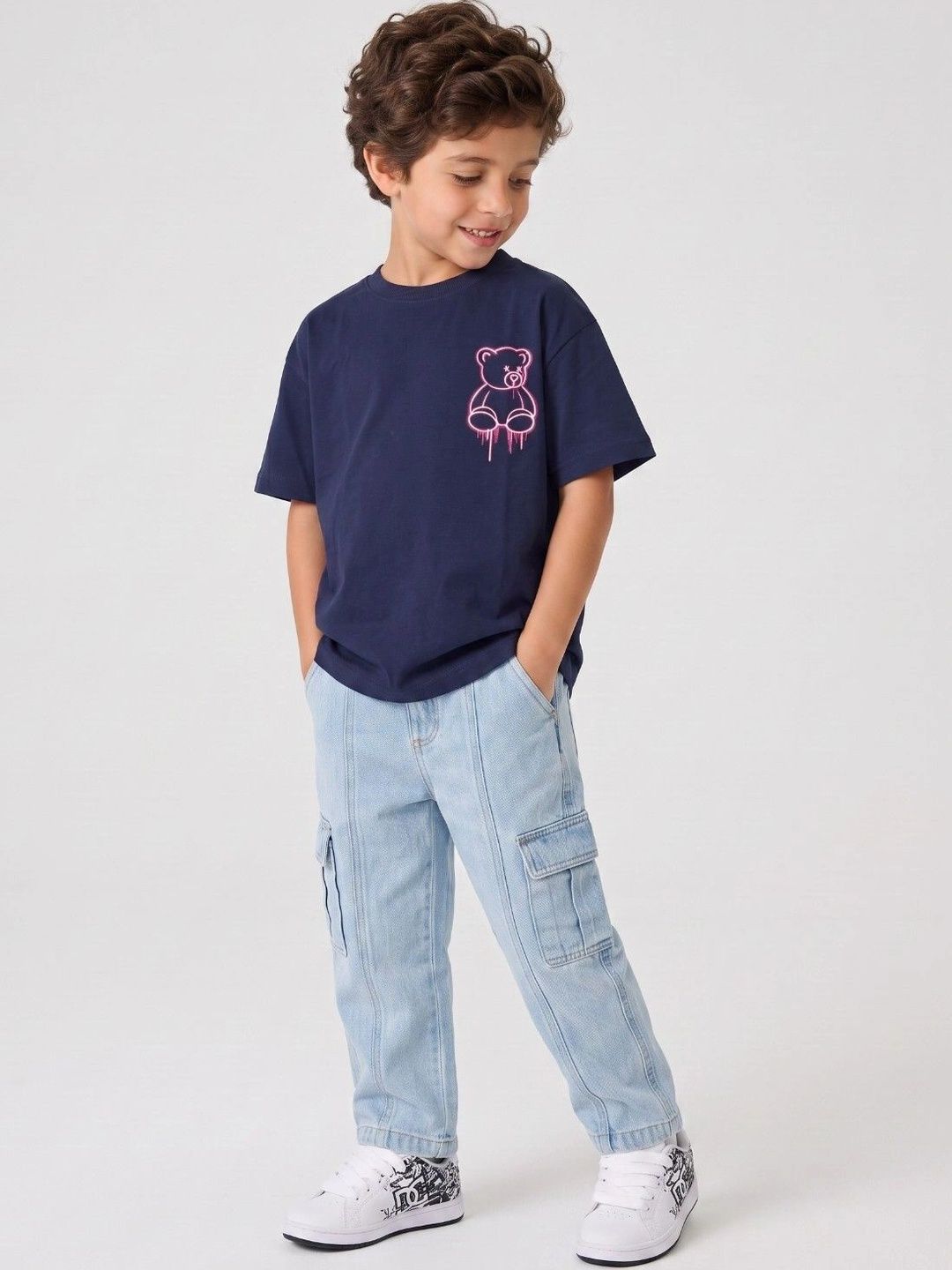 Pixel Punk Boys Printed T-shirt-image-27