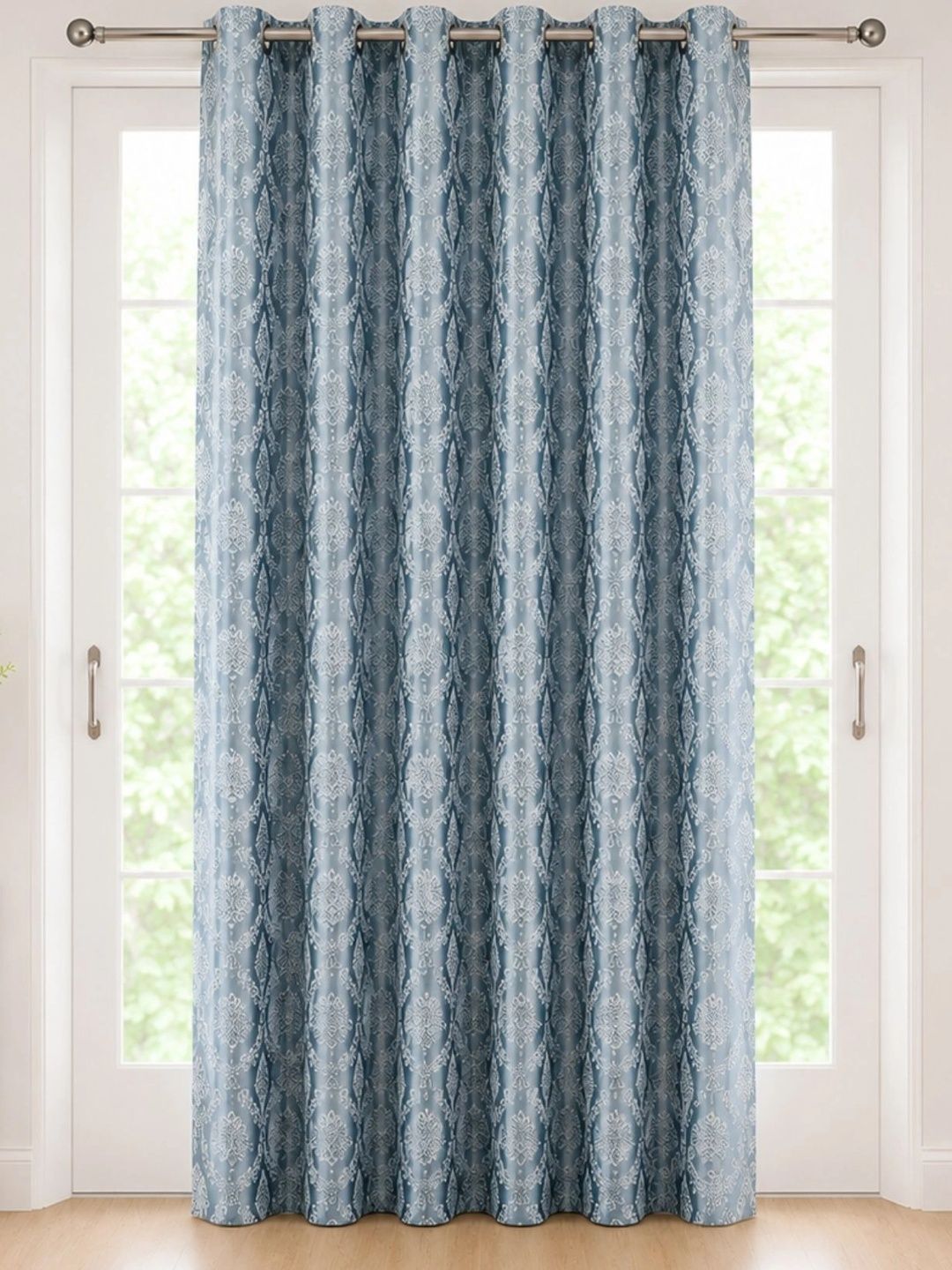 Homeful Style Grey Long Door Curtain-picture-5
