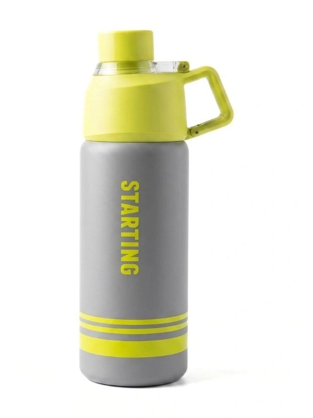 Nertz Lifestyle Green & Yellow Single Stainless Steel Solid Double Wall Vacuum Water Bottle-picture-40