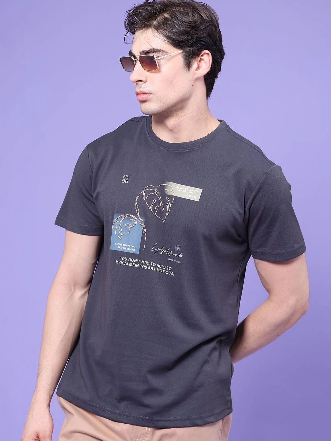 V-Mart Men Typography Printed T-shirt-picture-42
