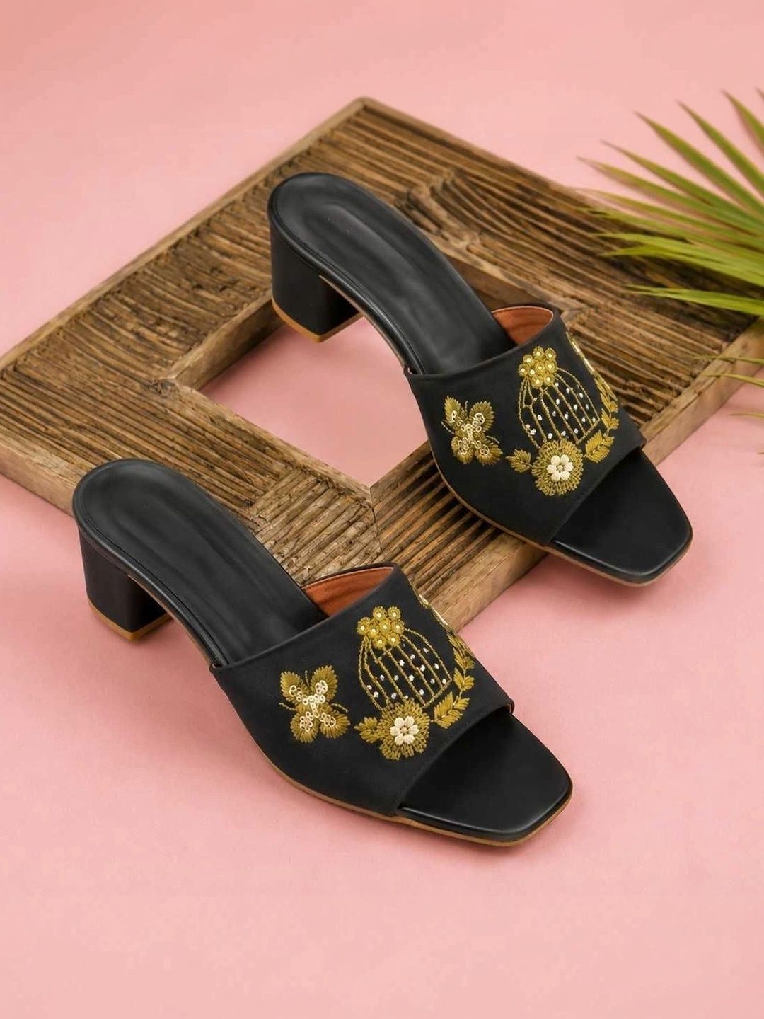 Moda Rapido Embellished Block Mules-picture-24