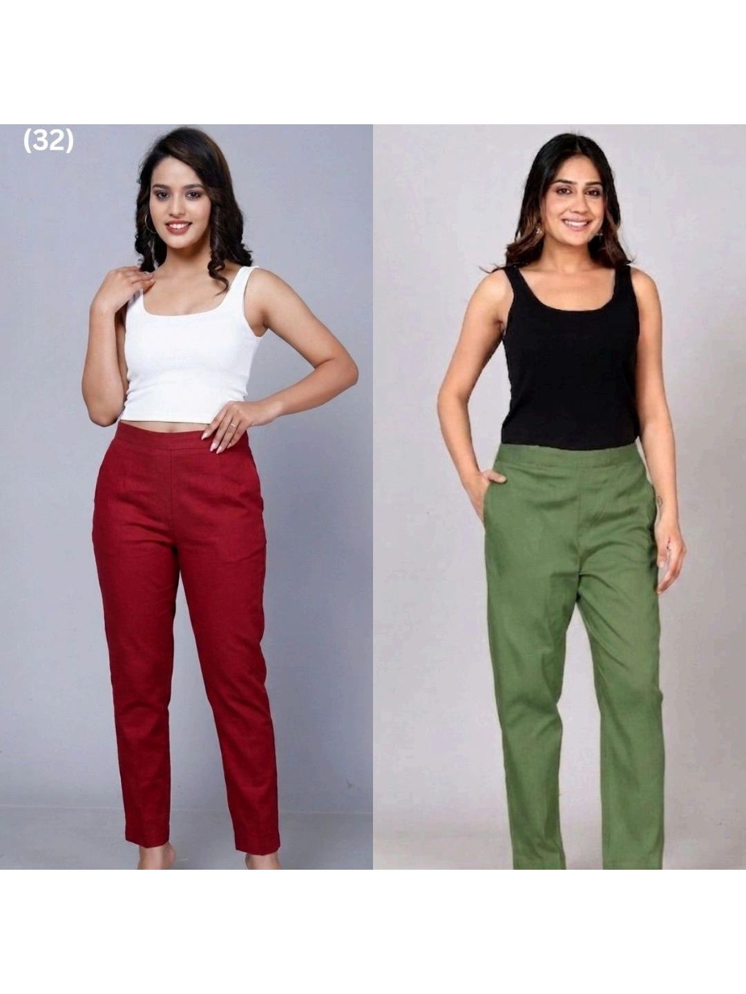RIVNIX Women Smart High-Rise Trousers-picture-5