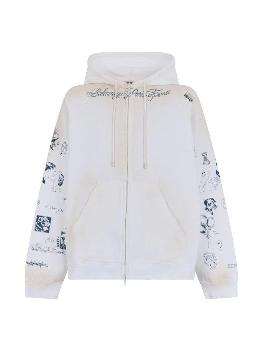 Balenciaga Men Printed Hooded Sweatshirt-picture-30