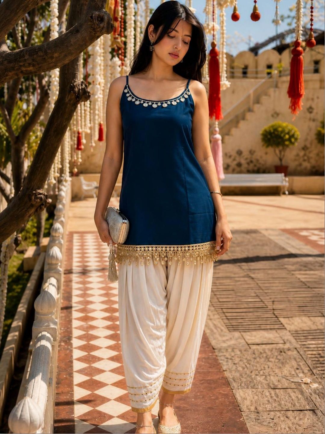 Youthnic Embellished Gotta Patti Gotta Patti Kurti-picture-37