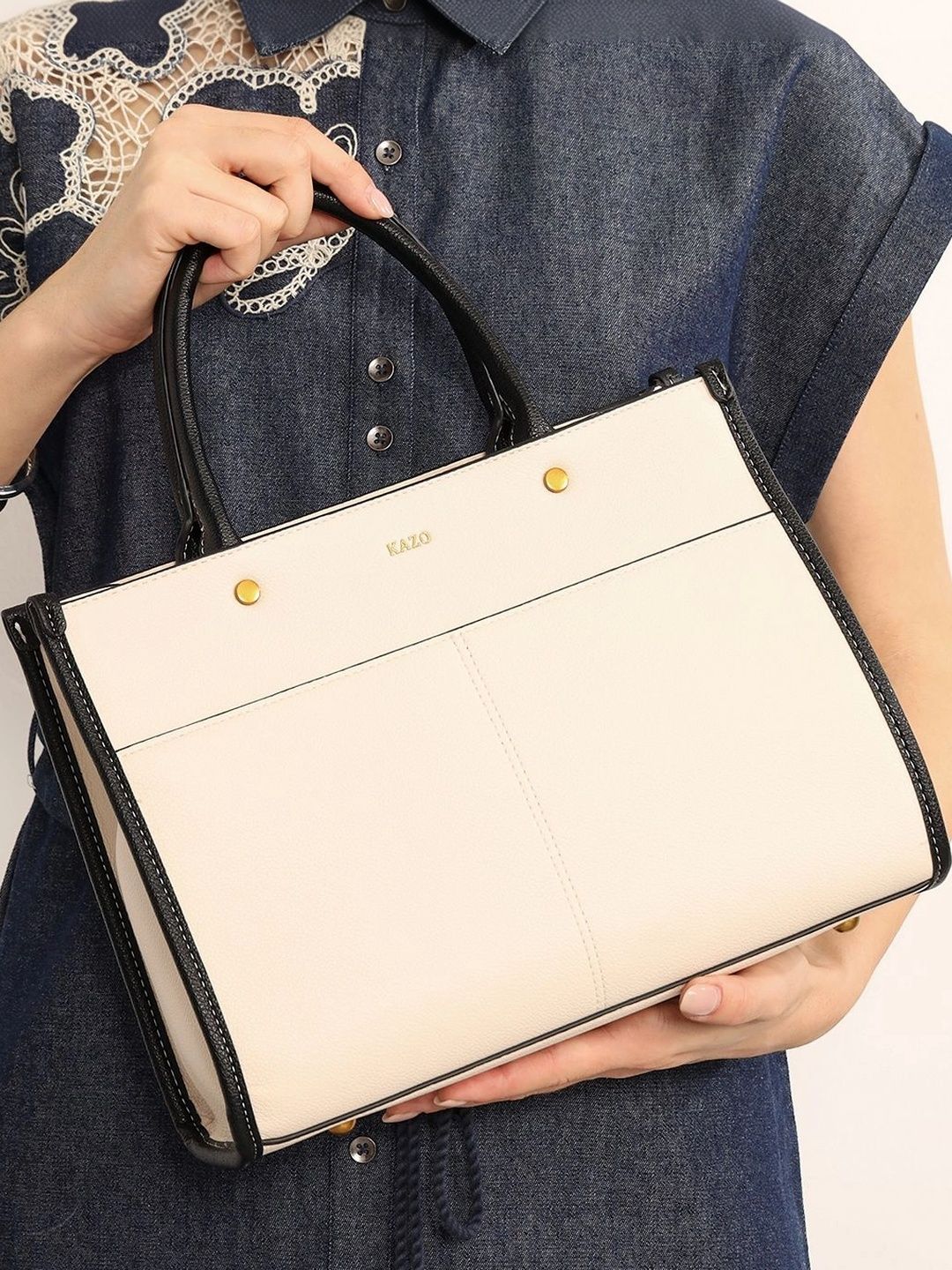Kazo Structured Tote Bag-image-47