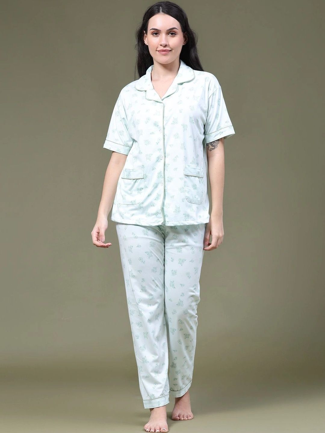 V-Mart Women Printed Night suit-picture-36