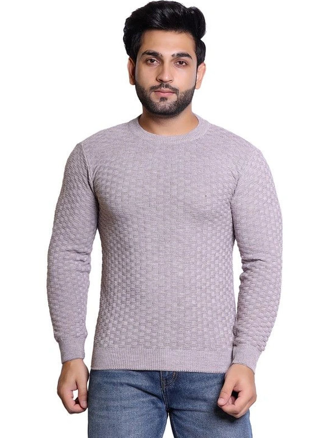 Grand Line Men Cable Knit Pullover-picture-35