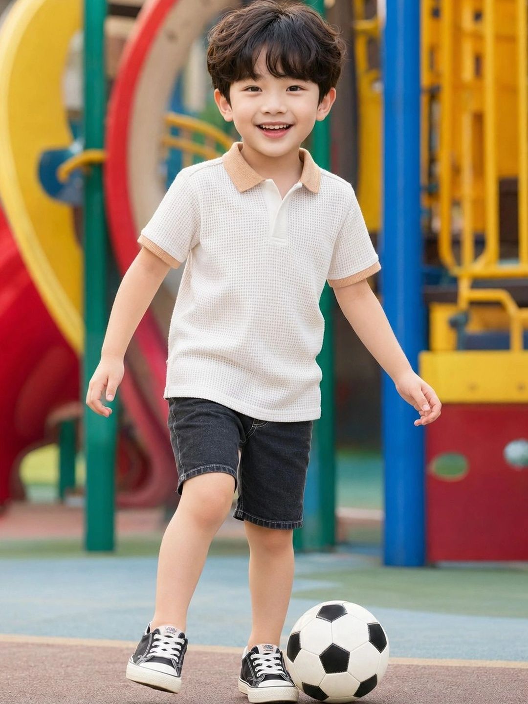 FBAR Boys Polo Collar T-shirt-image-7