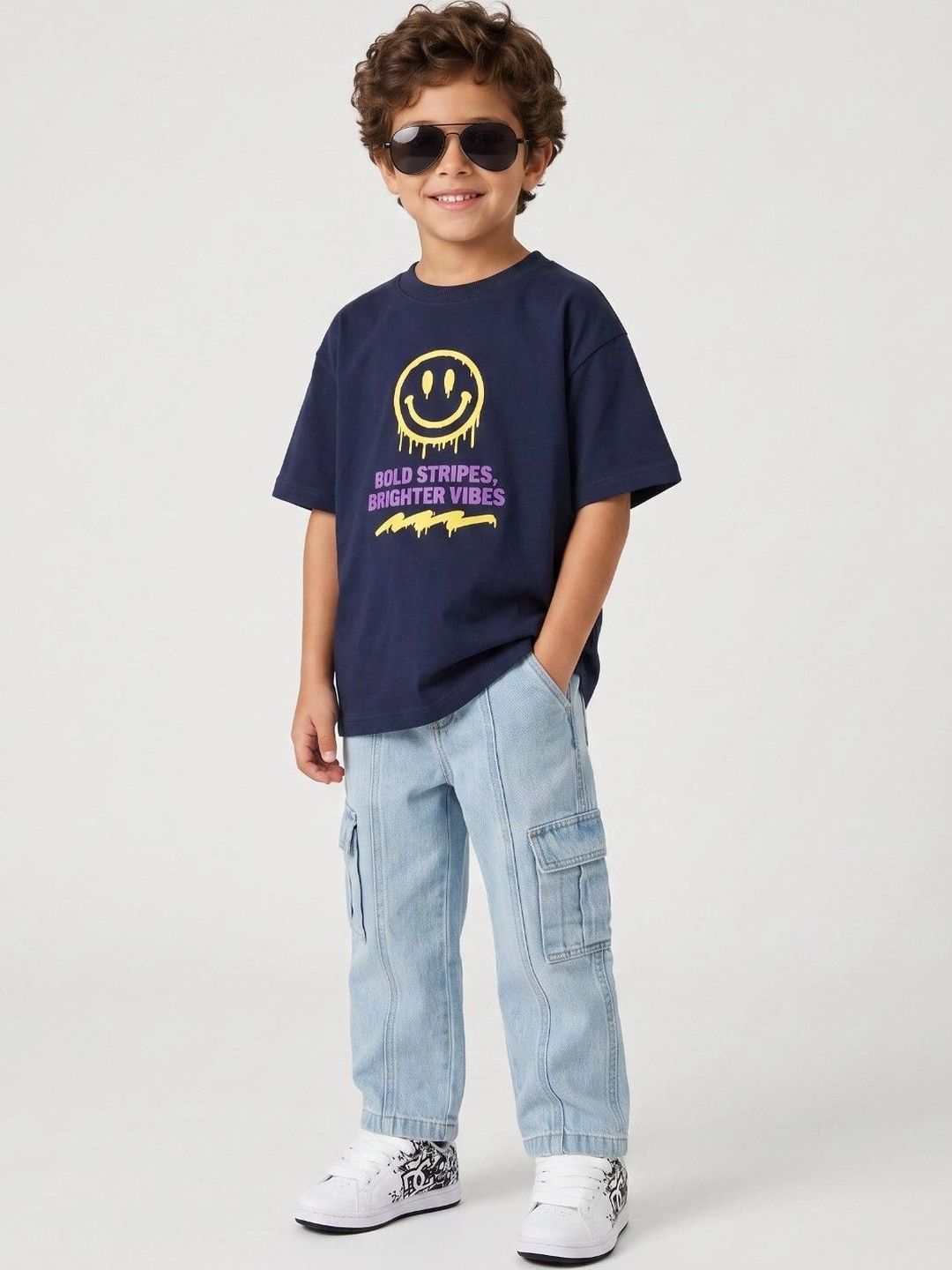 Pixel Punk Boys Printed T-shirt-picture-17