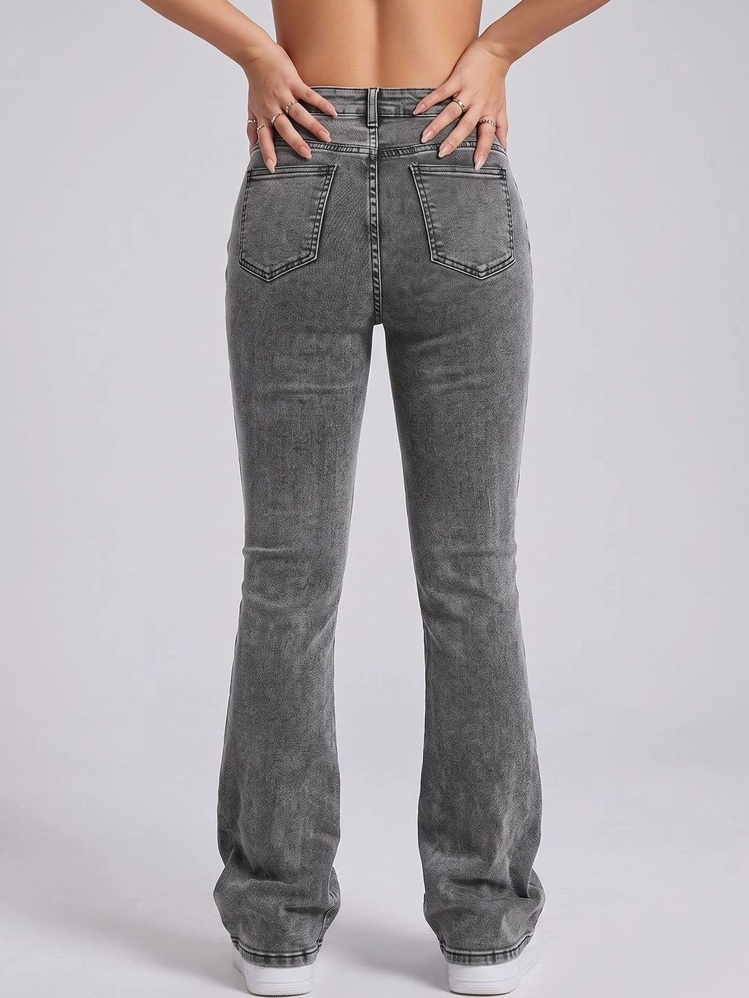 DressBerry Women Comfort Bootcut High-Rise Stretchable Jeans-picture-35