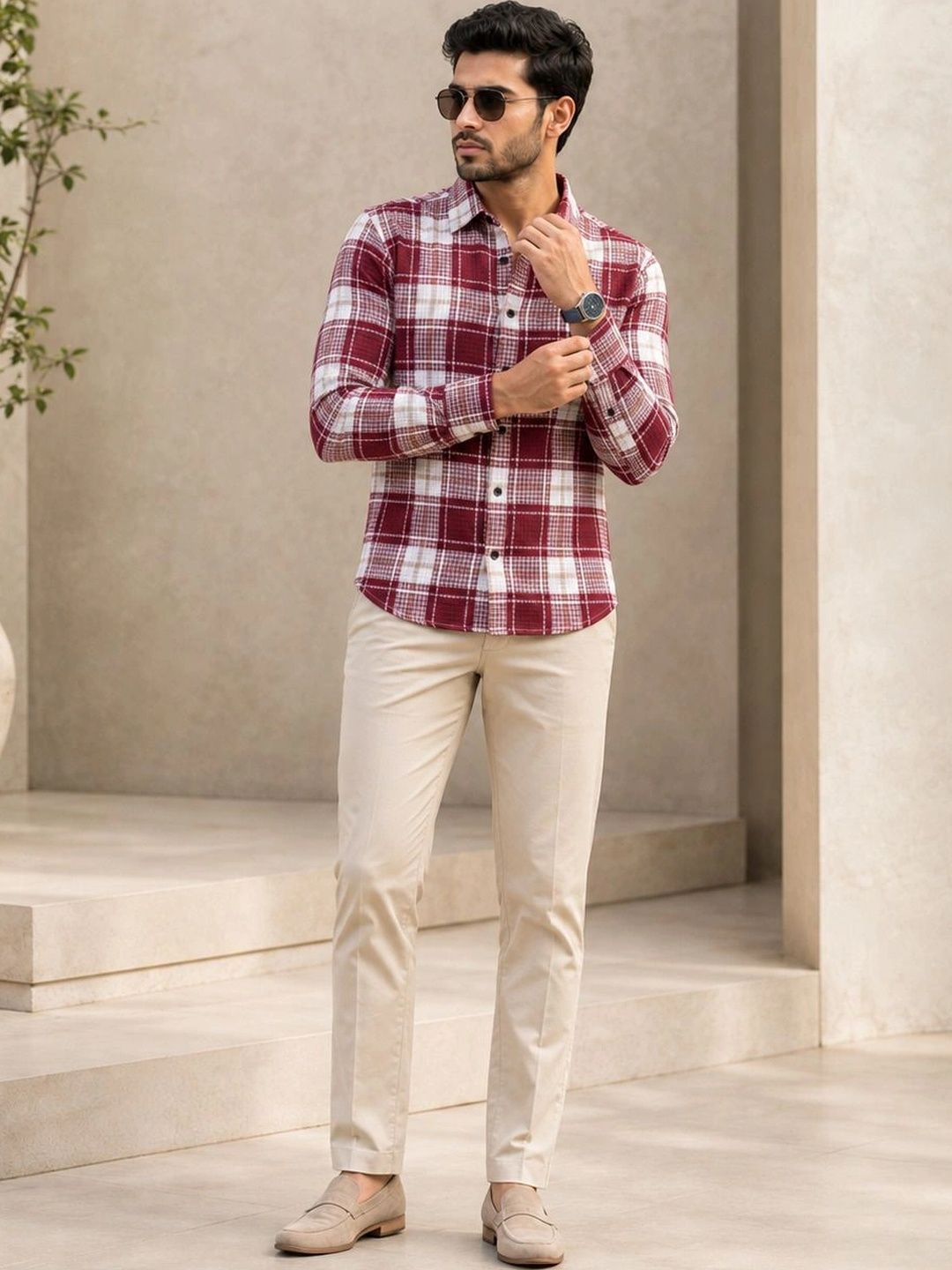 TUSHREE BOUTIQUE Men Classic Casual Shirt-picture-28