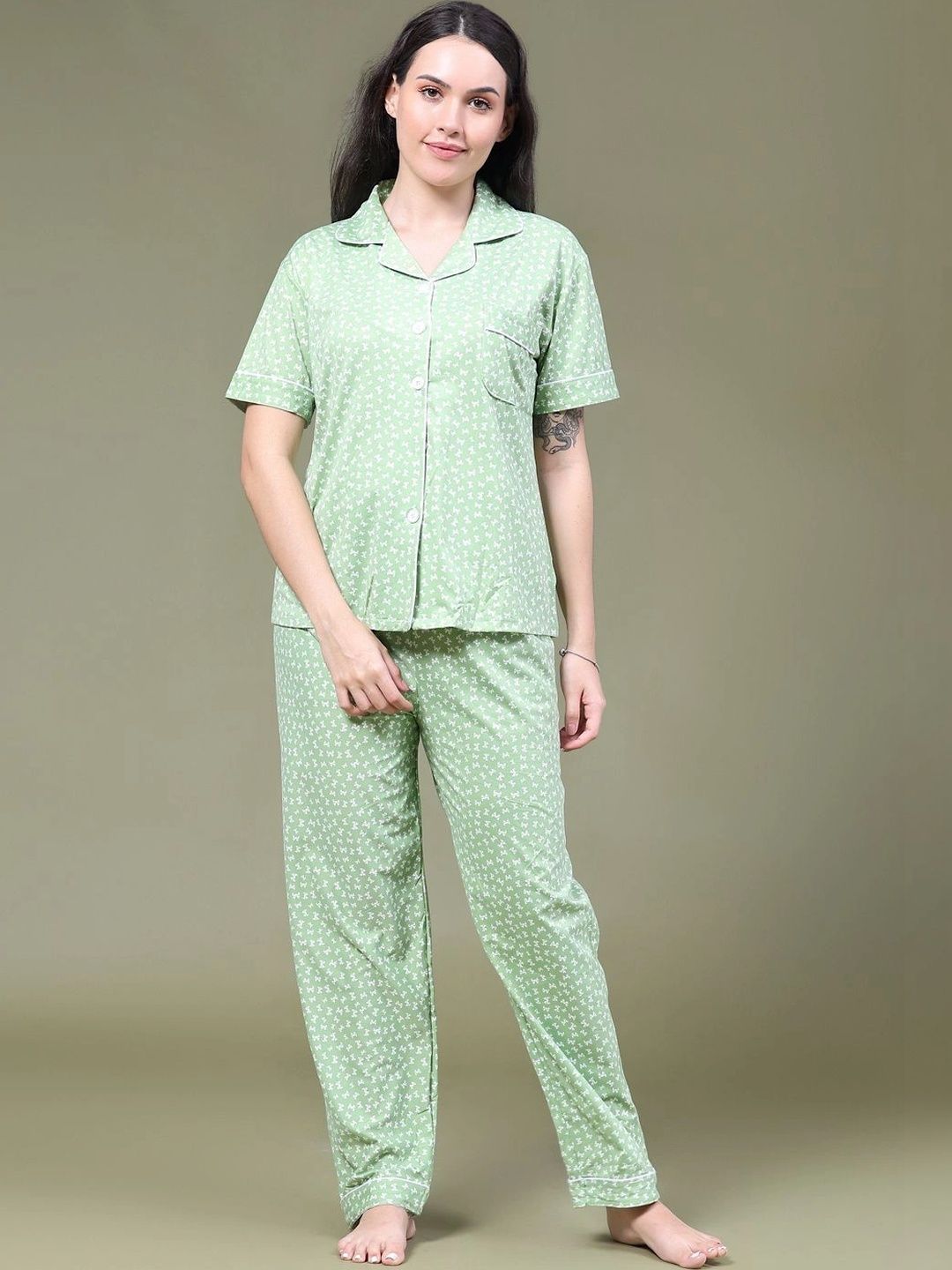 V-Mart Women Printed Night suit-picture-31