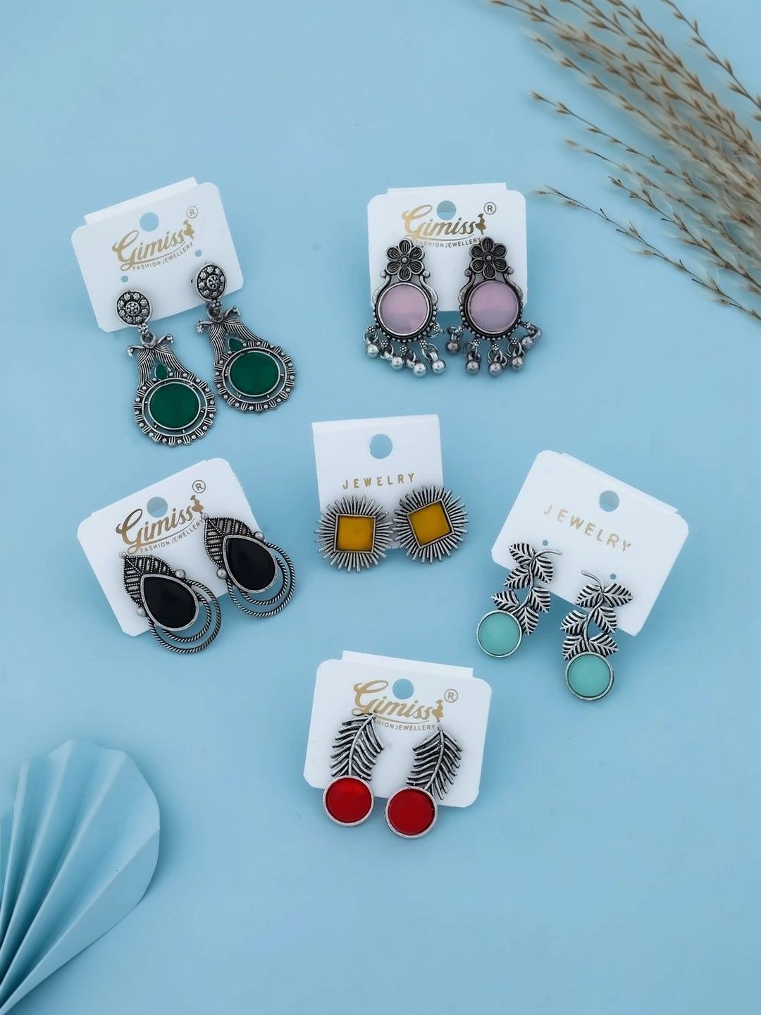 GIMISS Geometric Drop Earrings-picture-23