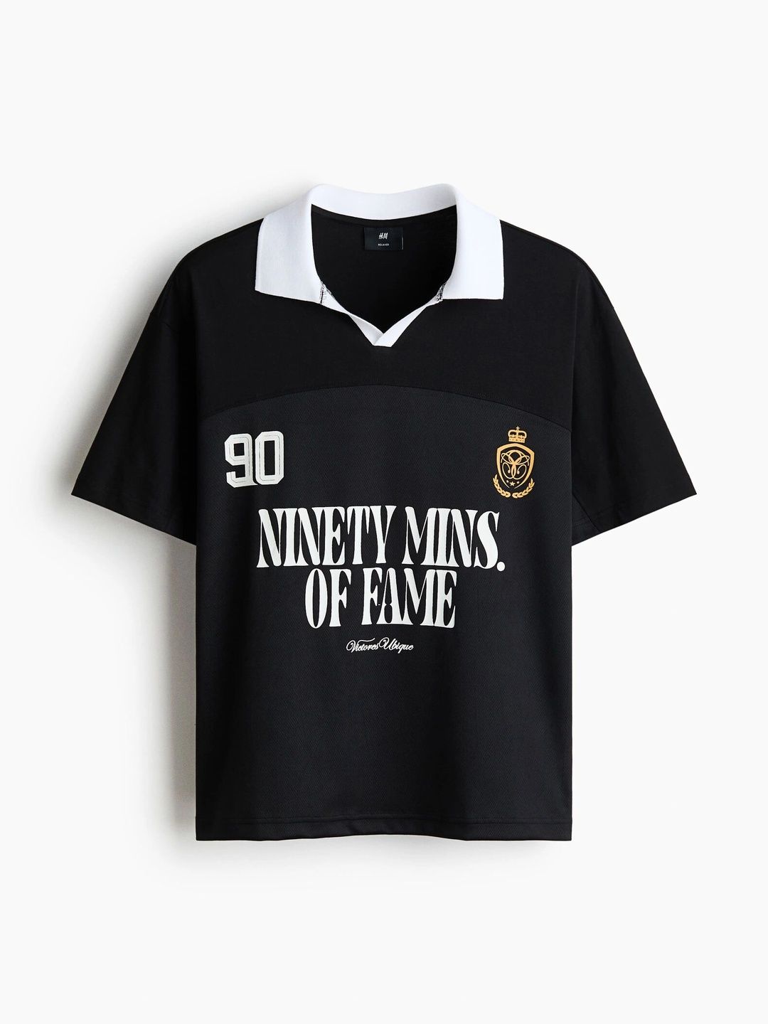 H&M Men Typography Printed Polo Collar T-shirt-picture-20