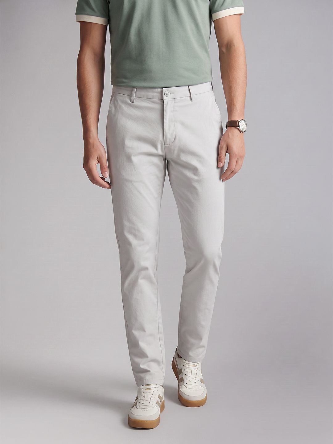 Allen Solly Men Slim Fit Chinos Trousers-picture-45