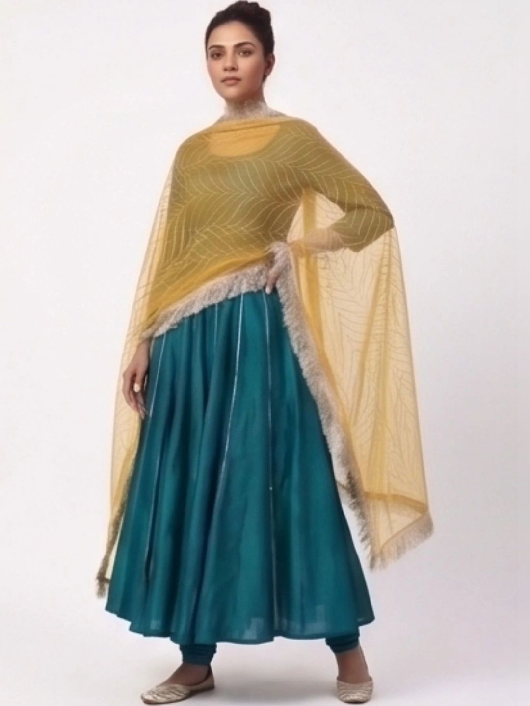 ANNI FASHION Woven Design Dupatta with Thread Work-picture-51