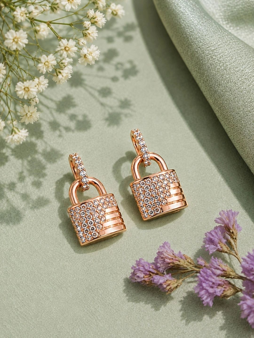 ZINU Geometric Drop Earrings-picture-11