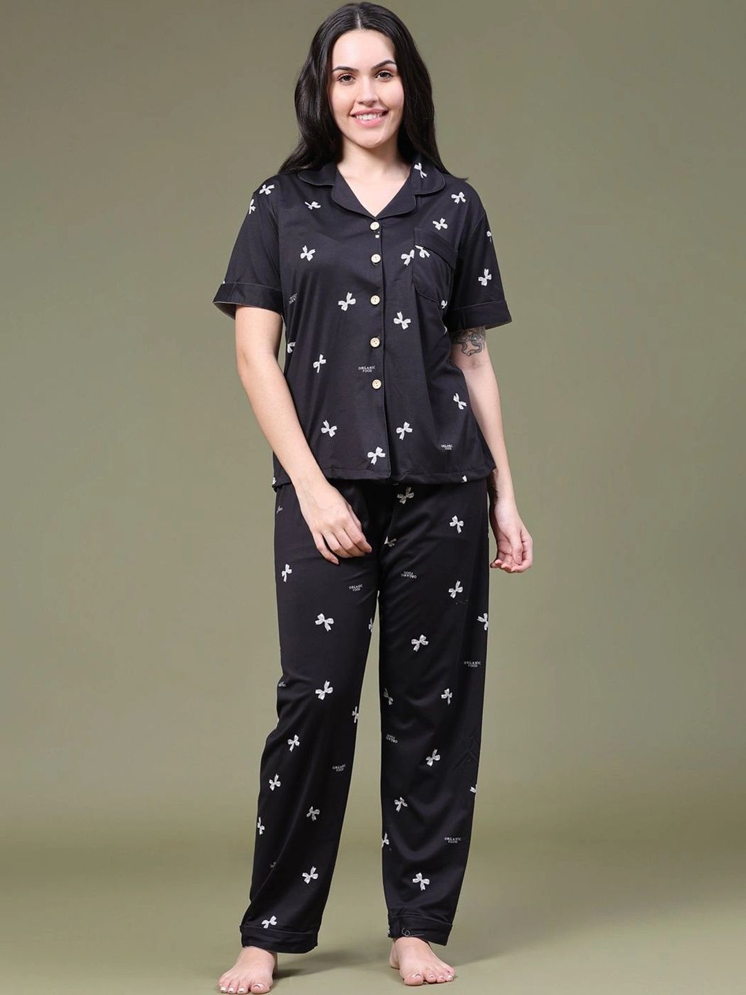 V-Mart Women Printed Night suit-picture-22
