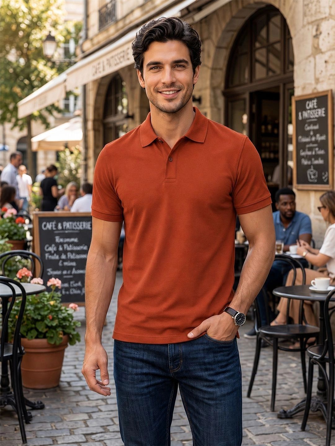 FBAR Men Polo Collar T-shirt-picture-9