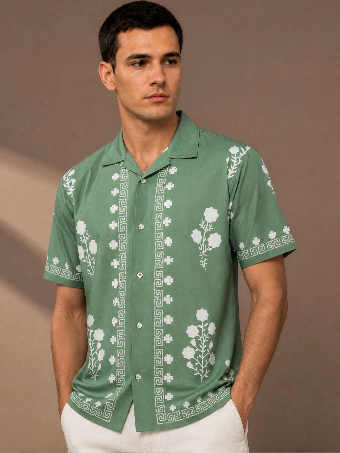 R.Code by The Roadster Life Co. Men Floral Printed Casual Shirt-picture-23
