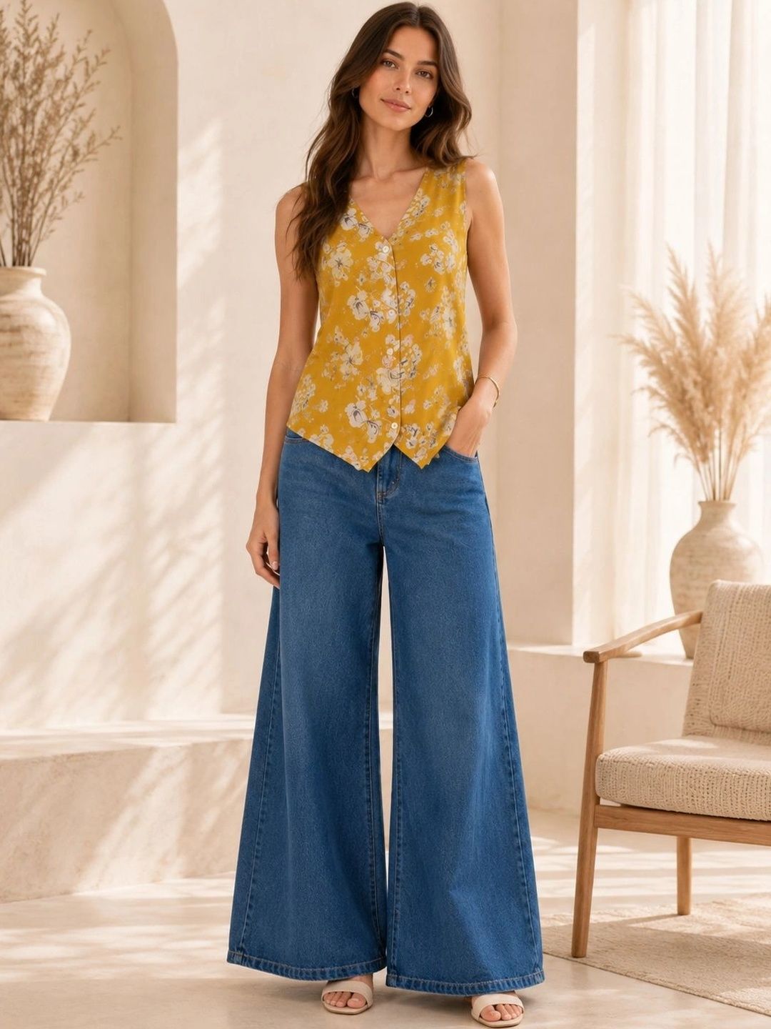 BAESD Floral Print Top-picture-28