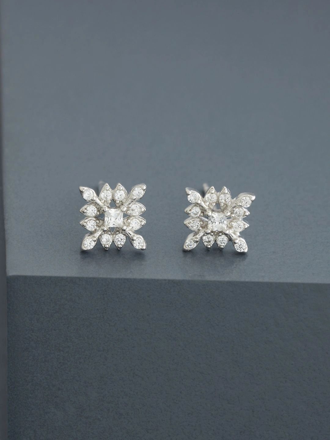 Kushal's Fashion Jewellery Geometric Studs Earrings-picture-29