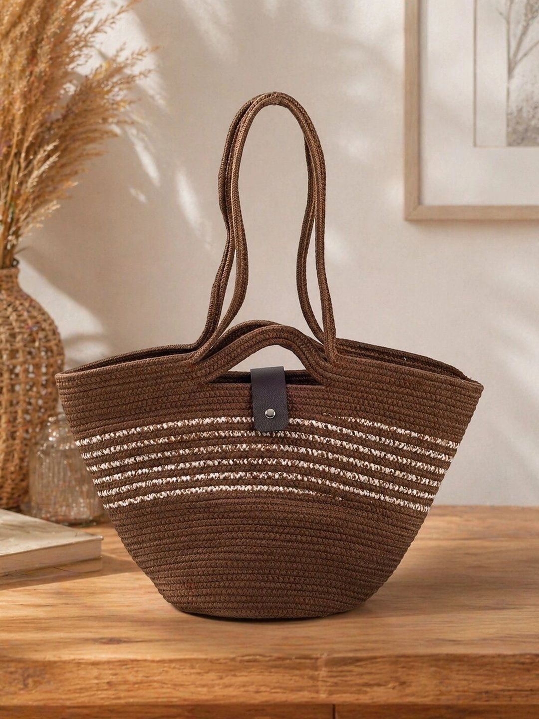 THE S LIVING Unisex Striped Messenger Bag-picture-23
