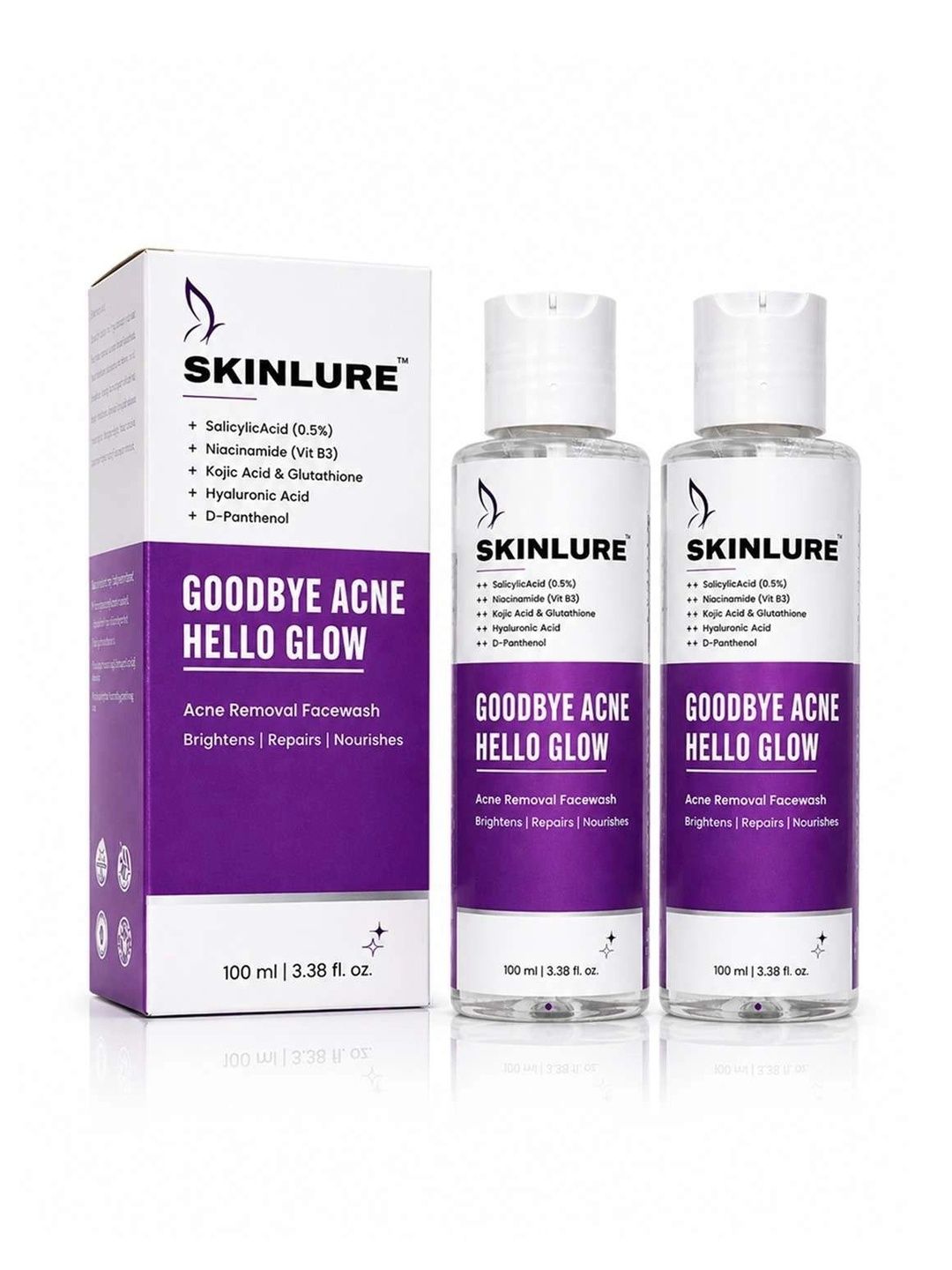 Skinlure Set Of 2 Acne Removal Face Wash -100 ml Each-image-28