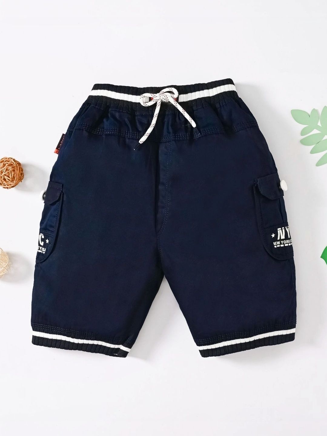 Balder Fashion Boys Typography Cargo Shorts-picture-37