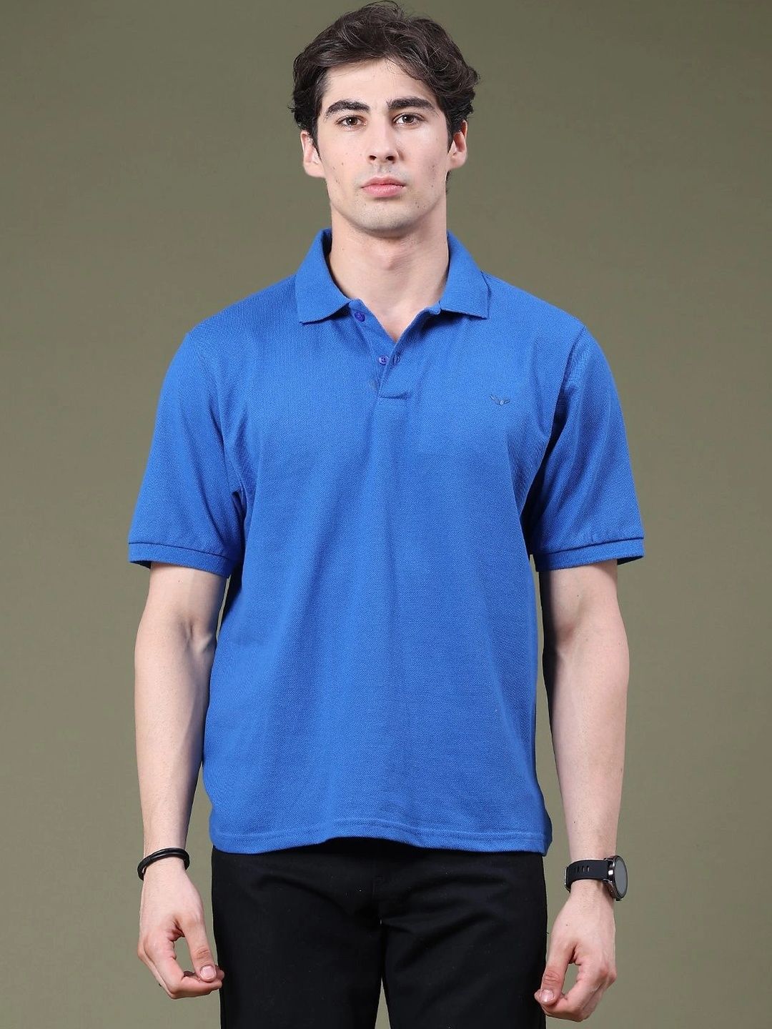 V-Mart Men Polo Collar T-shirt-image-34