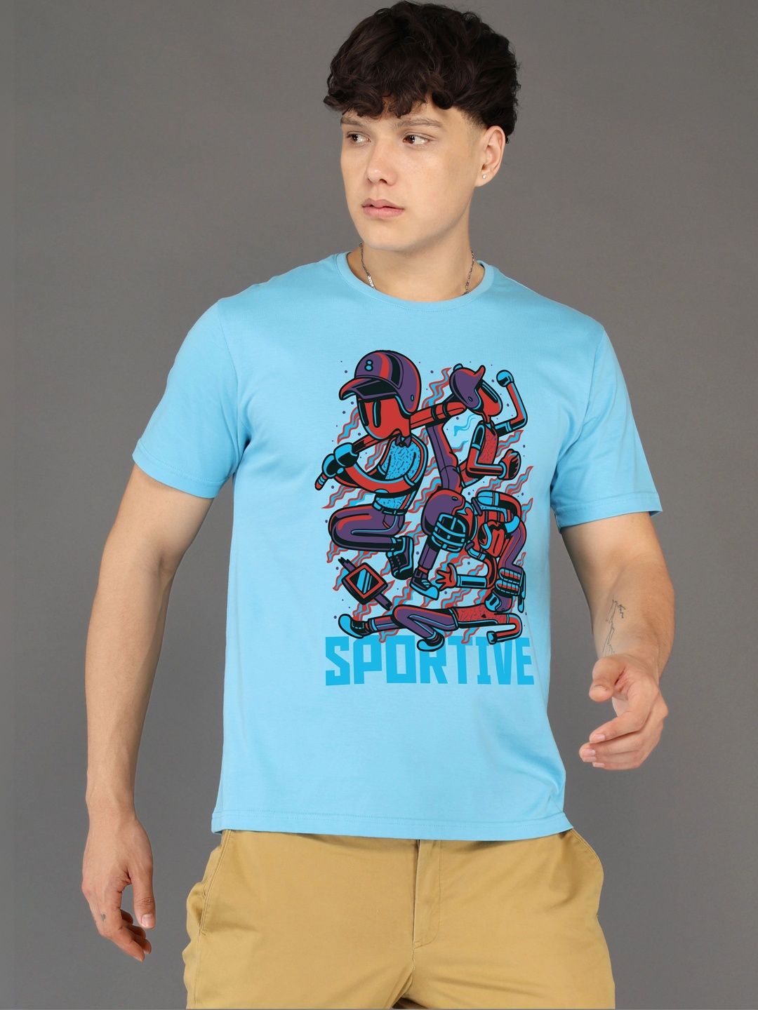 HERE&NOW Men Printed T-shirt-picture-34