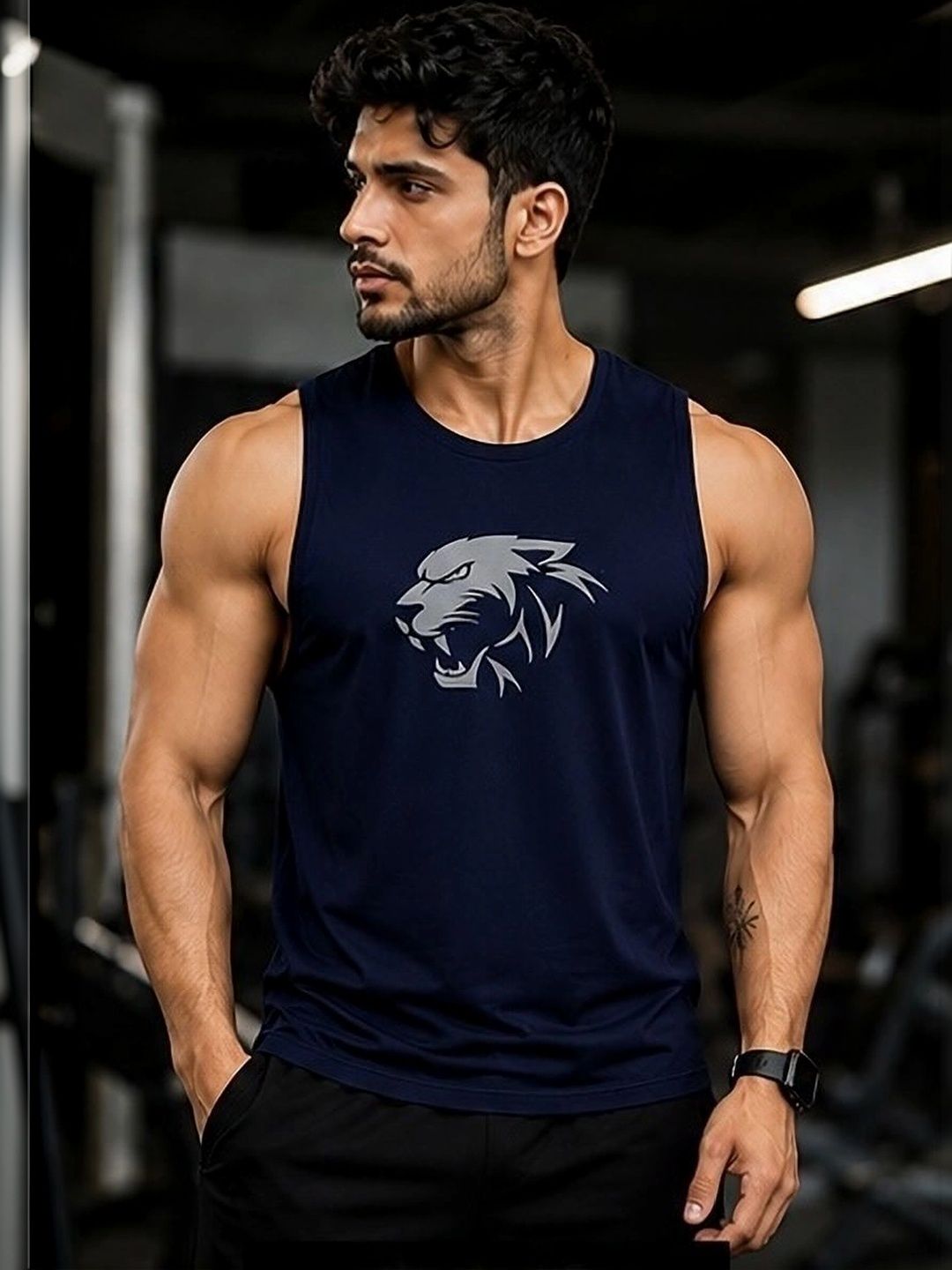Sprouted Printed Assorted Gym Vest-picture-11