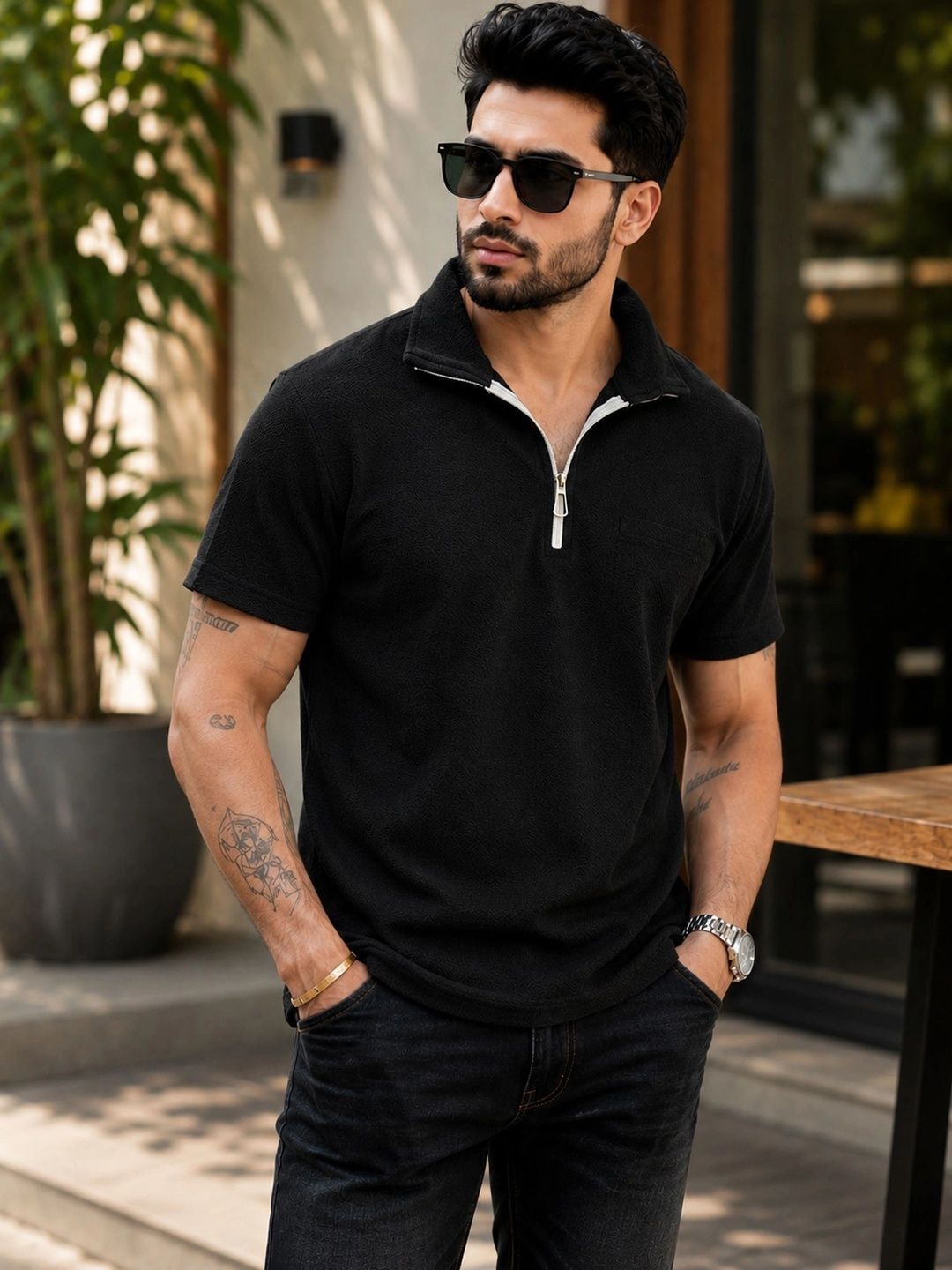 LECOWAR Men Polo Collar T-shirt-picture-21