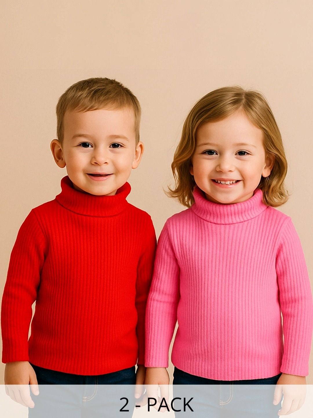 DESNUDA Unisex Kids Ribbed Woollen Pullover-picture-28