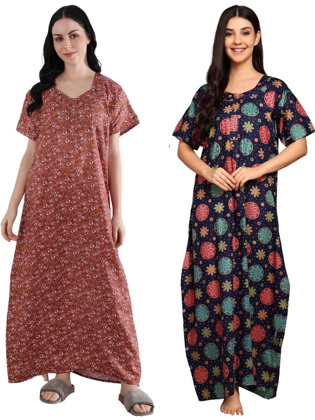 YUKATA Printed Maxi Nightdress-picture-23
