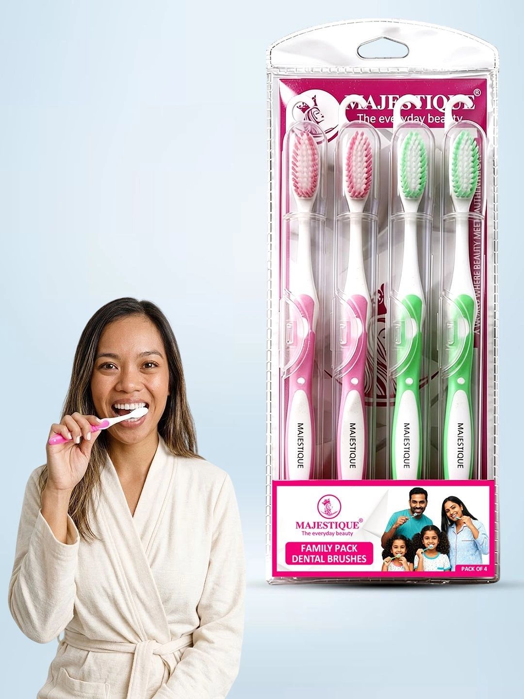 MAJESTIQUE Set Of 4 Majestique Ultra Soft Toothbrush-picture-39