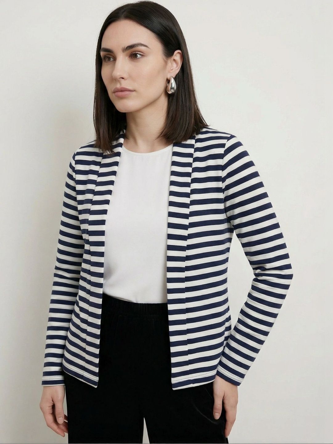 SZN Women Striped Shrug-picture-53