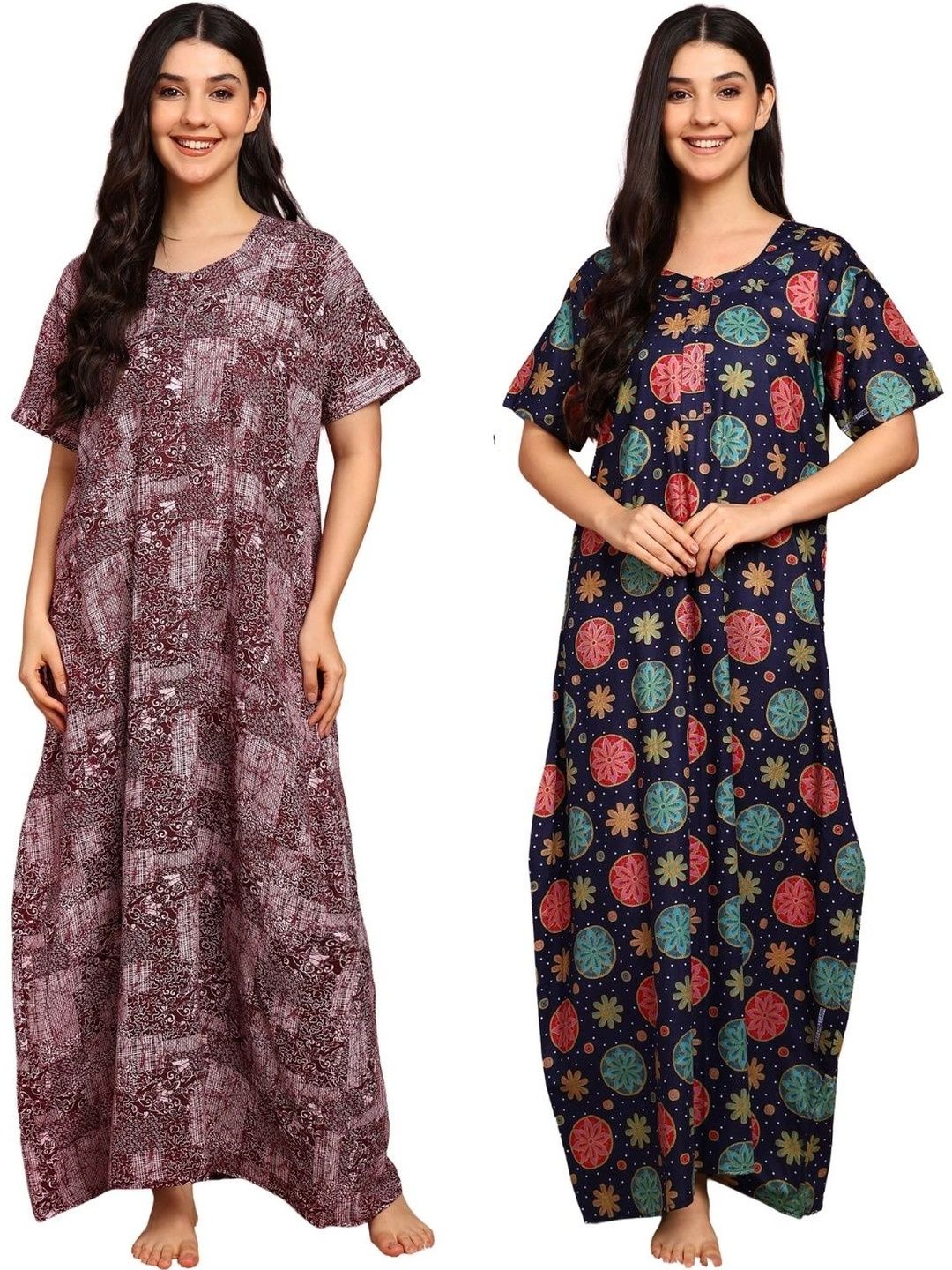 YUKATA Printed Maxi Nightdress-picture-30