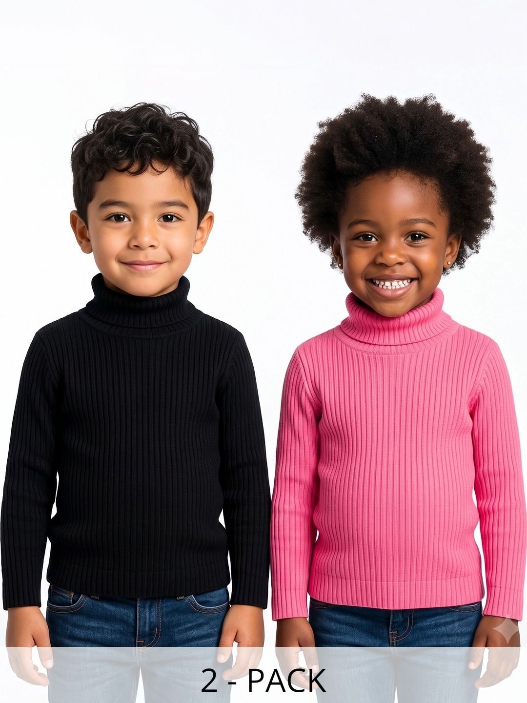 DESNUDA Unisex Kids Ribbed Woollen Pullover-picture-27
