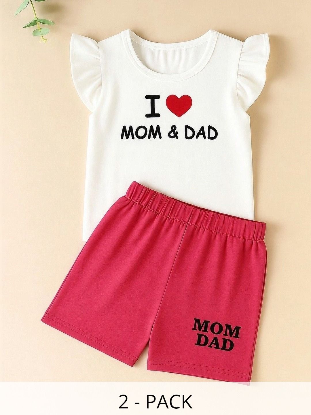JIM FASHION Girls Printed T-shirt with Shorts-picture-30
