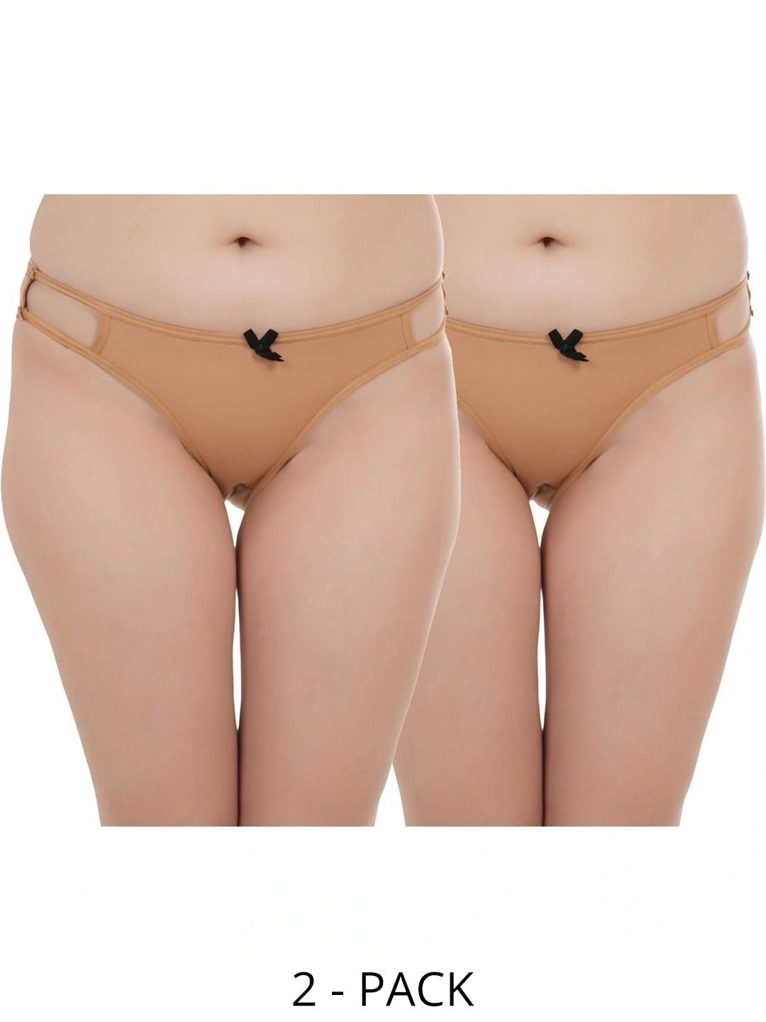 RESIZE Women Pack of 2 Assorted Cotton Blend Bikini-picture-12