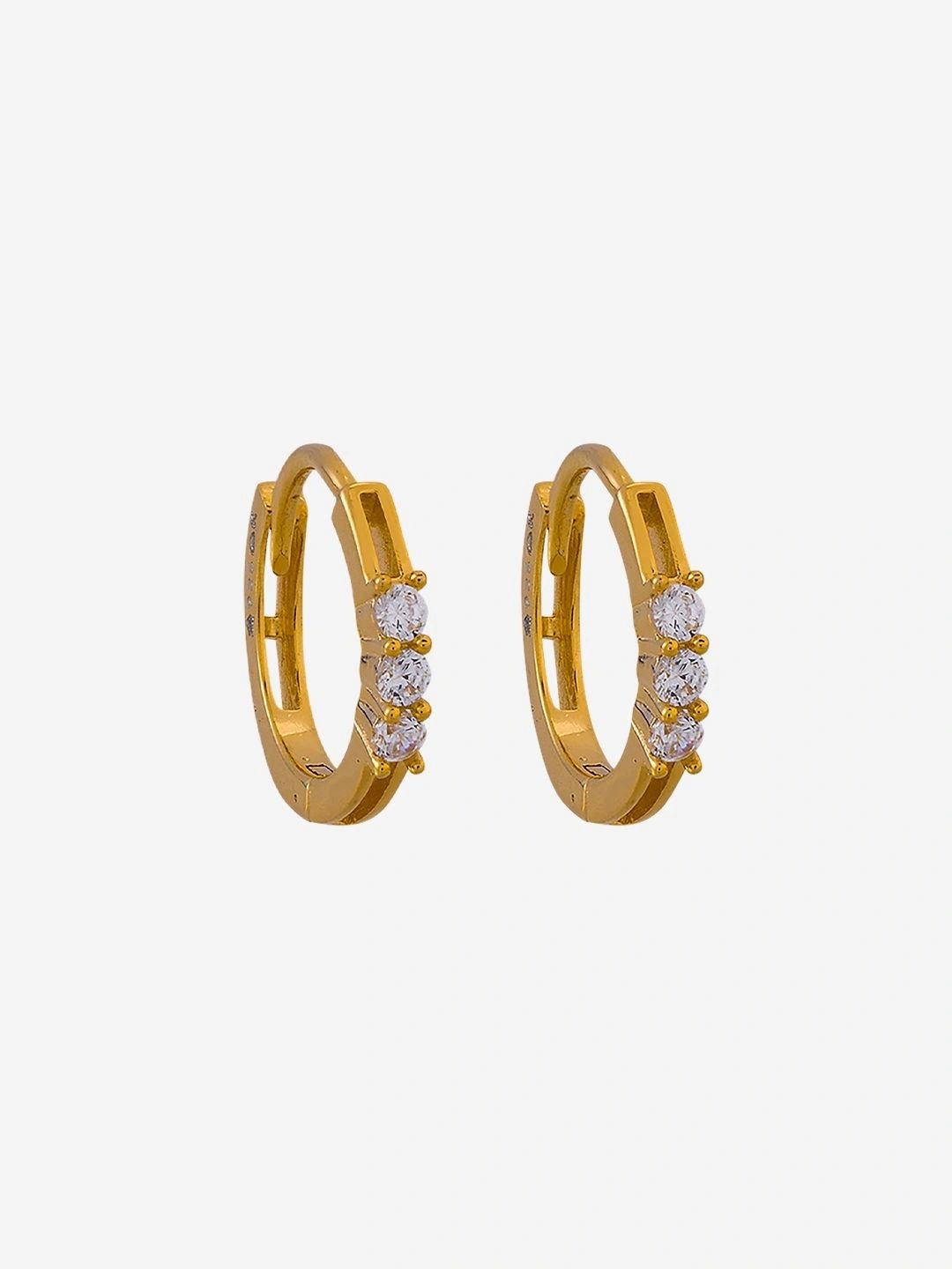 Kushal's Fashion Jewellery Circular Half Hoop Earrings-picture-56